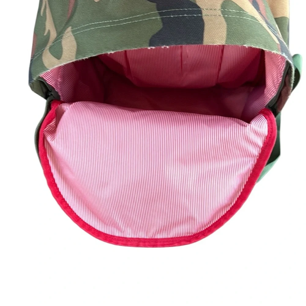 Herschel Supply Co. Classic Backpack In Woodland Camo Red Stripe Lining XL